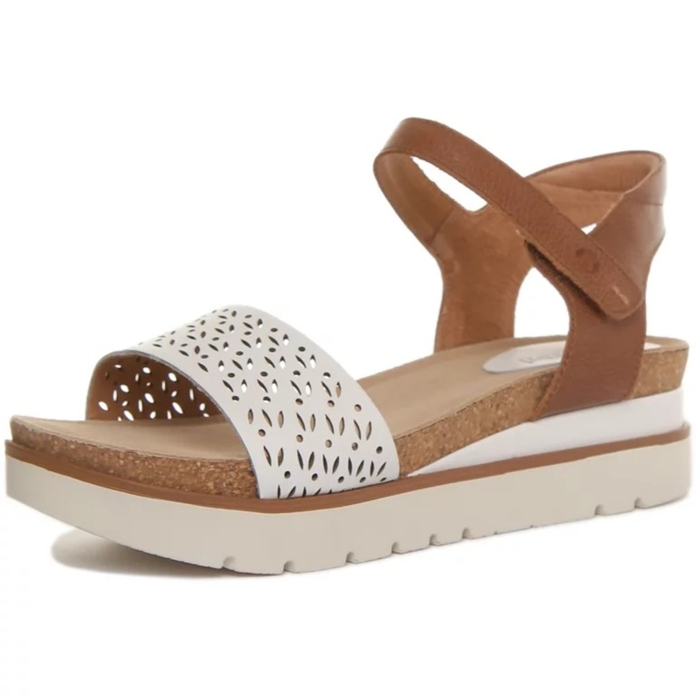 Josef Seibel Leather Sandals- WHITE